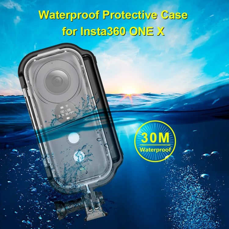 PULUZ 30m Underwater Waterproof Housing Protective Case for Insta360 ONE X, with Buckle Basic Mount & Screw My Store