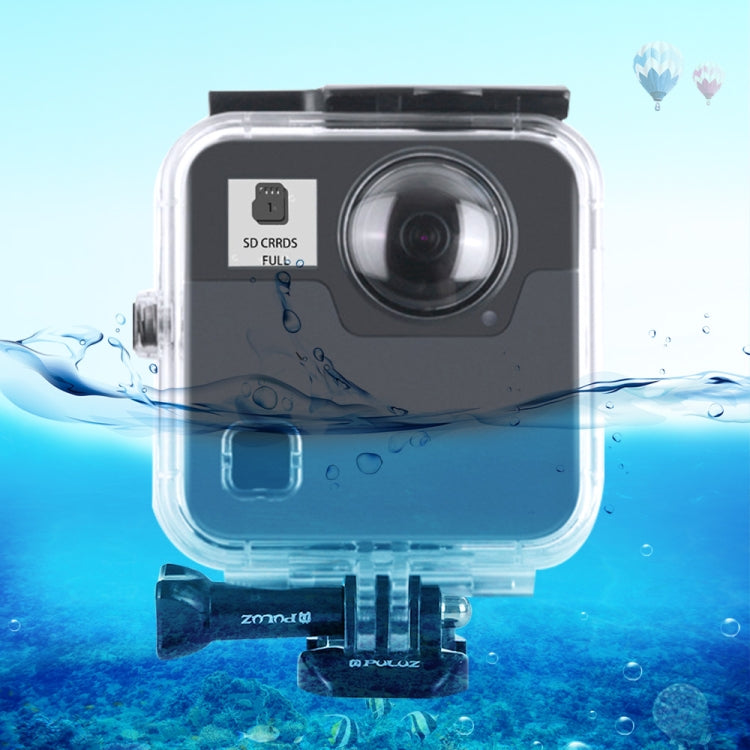 PULUZ 45m Underwater Waterproof Shockproof Housing Diving Case for GoPro Fusion, with Buckle Basic Mount & Screw My Store