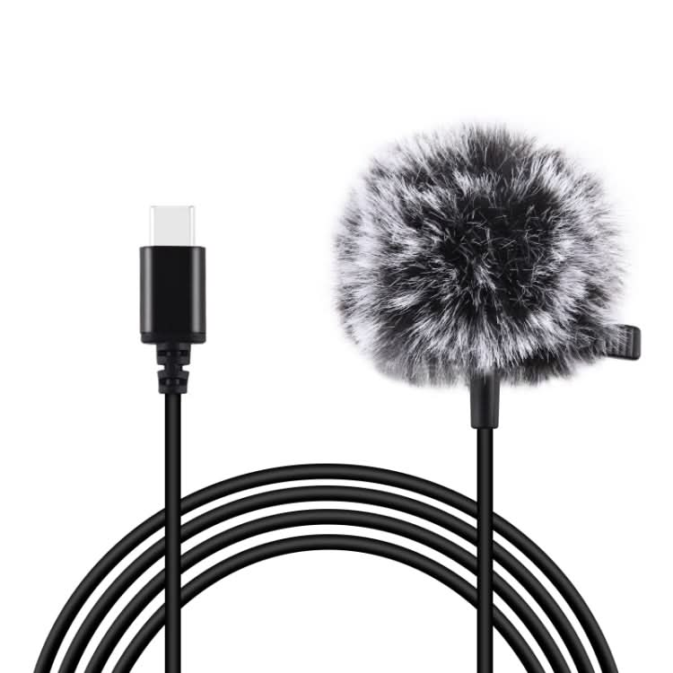 PULUZ 1.5m USB-C / Type-C Jack Lavalier Wired Condenser Recording Microphone My Store