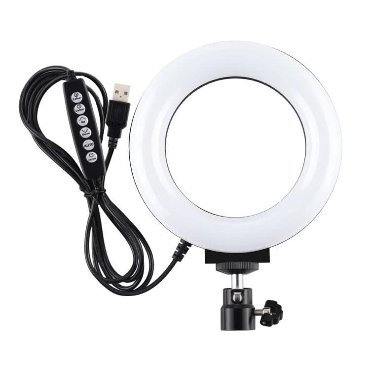 PULUZ 4.7 inch 12cm Curved Surface USB 10 Modes 8 Colors RGBW Dimmable LED Ring Vlogging Photography Video Lights with Tripod Ball Head My Store