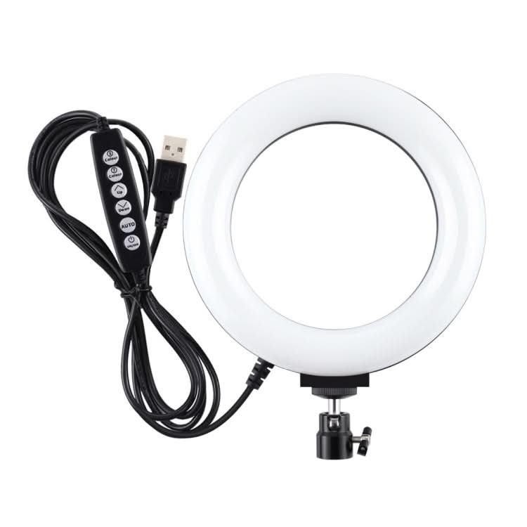 PULUZ 6.2 inch 16cm USB 10 Modes 8 Colors RGBW Dimmable LED Ring Vlogging Photography Video Lights with Tripod Ball Head My Store