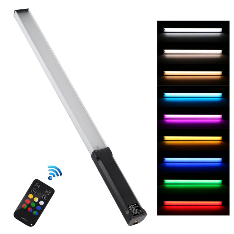 PULUZ RGB Colorful Photo LED Stick Adjustable Color Temperature Handheld LED Fill Light with Remote Control