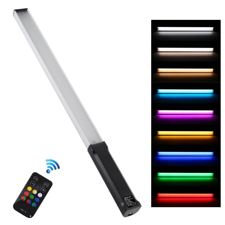 PULUZ RGB Colorful Photo LED Stick Adjustable Color Temperature Handheld LED Fill Light with Remote Control My Store