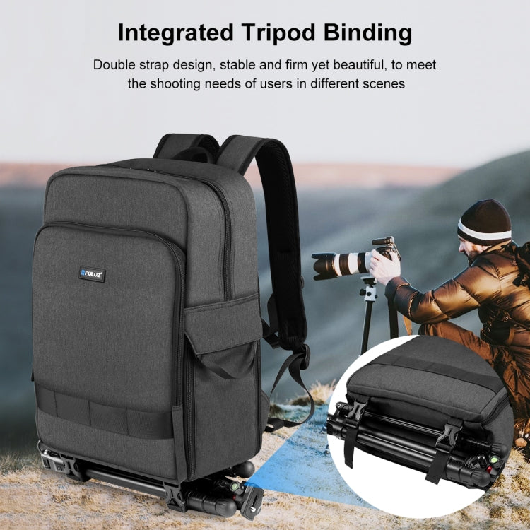 PULUZ Outdoor Portable Camera Dual Shoulders Backpack Laptop Bag My Store