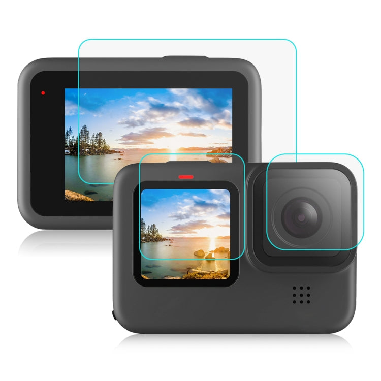 PULUZ for GoPro Hero12 Black /11 Black /10 Black /9 Black Lens + LCD Display 9H 2.5D Tempered Glass Film My Store