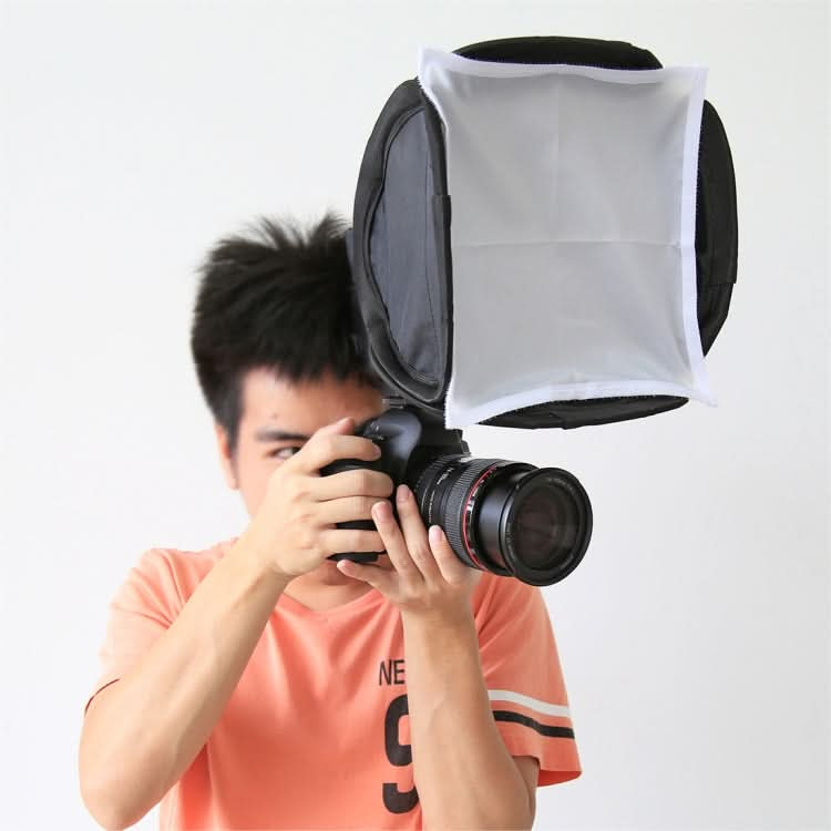 PULUZ Foldable Soft Flash Light Diffuser Softbox Cover, Size: 23cm x 23cm My Store