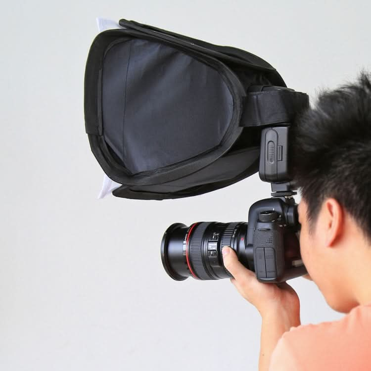 PULUZ Foldable Soft Flash Light Diffuser Softbox Cover, Size: 23cm x 23cm My Store