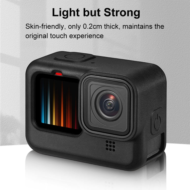 PULUZ for GoPro HERO12 Black /11 Black /10 Black /9 Black Silicone Protective Case Cover with Wrist Strap & Lens Cover My Store