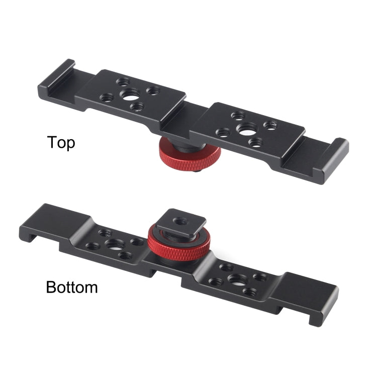 PULUZ Three-head Cold Shoe Bracket Mount