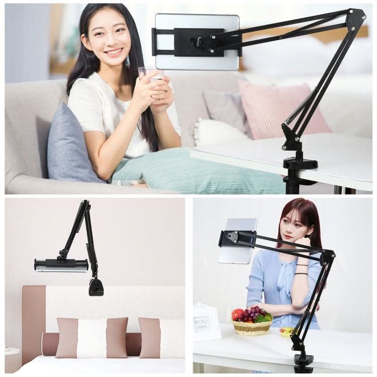 PULUZ  Live Broadcast Desktop Arm Stand Suspension Clamp Holder with Tablet PC Clamp My Store