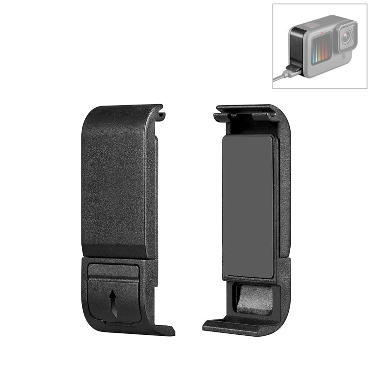 PULUZ POM Plastic Battery Side Interface Cover for GoPro HERO13 Black /12 Black /11 Black /10 Black /9 Black