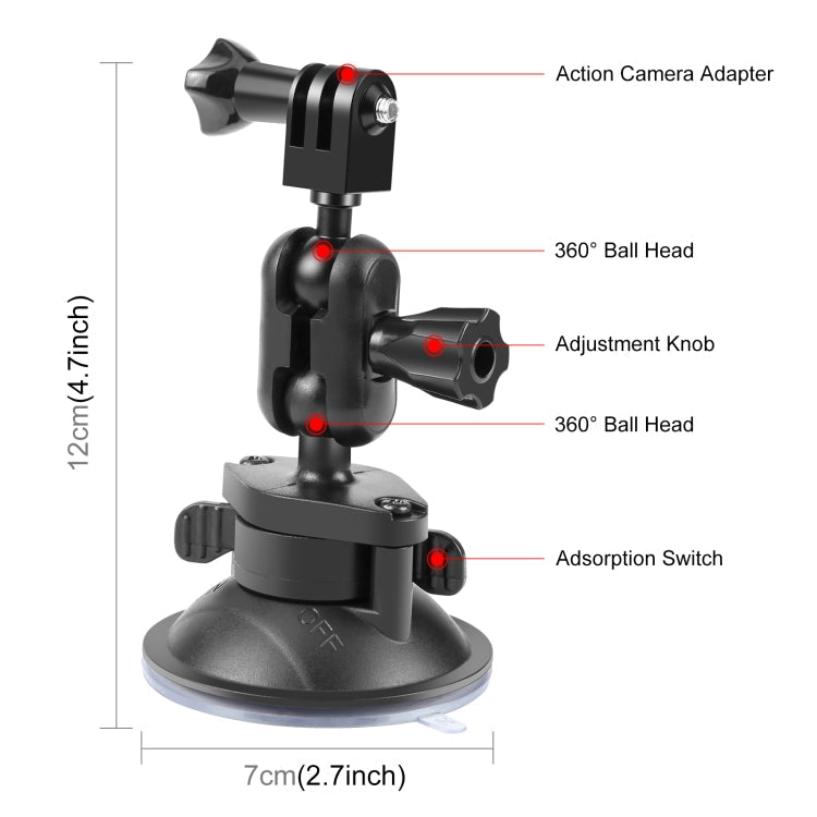 PULUZ Magic Arm Suction Cup Mount My Store