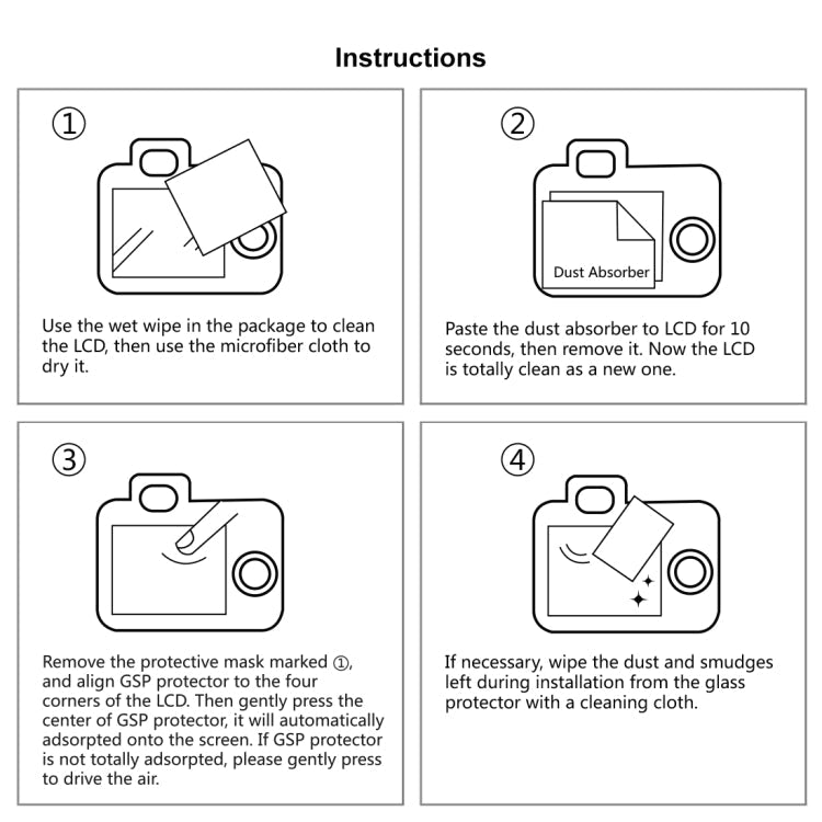 PULUZ 2.5D 9H Tempered Glass Film for Canon EOS 7D Mark II