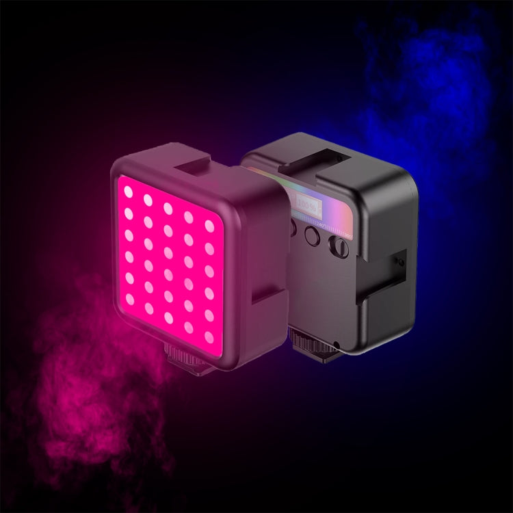 PULUZ Pocket 2500-9000K+RGB полноцветный заполняющий светодиодный светильник для ручной камеры