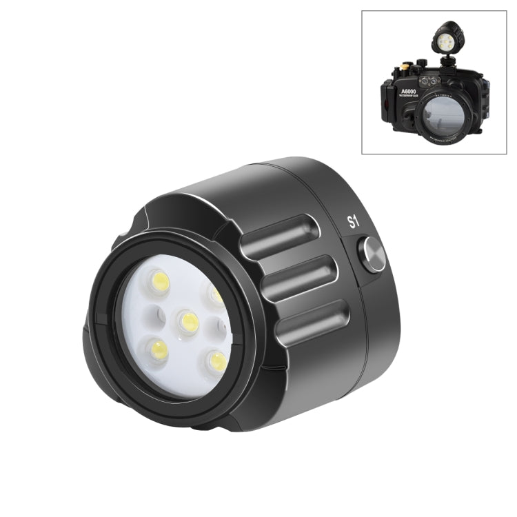 PULUZ 40m Underwater LED Photography Fill Light 1000LM 3.7V/1100mAh Diving Light for GoPro Hero12 Black / Hero11 /10 /9 /8 /7 /6 /5, Insta360 Ace / Ace Pro, DJI Osmo Action 4 and Other Action Cameras My Store