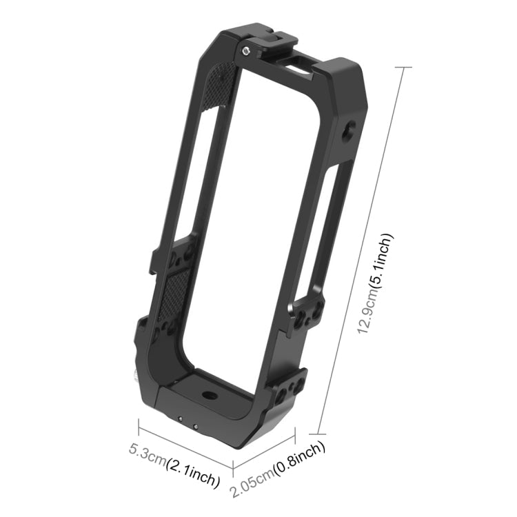 PULUZ Protective Cage Rig Housing Frame with Cold Shoe Mounts & Magnetic Folding Tripod Adapter for Insta360 ONE X2 My Store