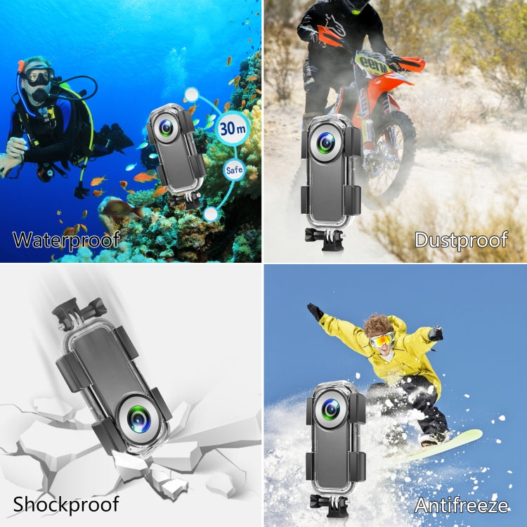 PULUZ 30m Underwater Waterproof Housing Case for Insta360 ONE X2 My Store