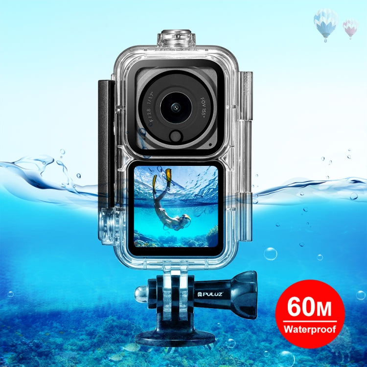 PULUZ 60m Waterproof Housing Diving Case for DJI Action 2 Camera Unit / Action 2 Power Combo / Action 2 Dual-Screen Combo My Store