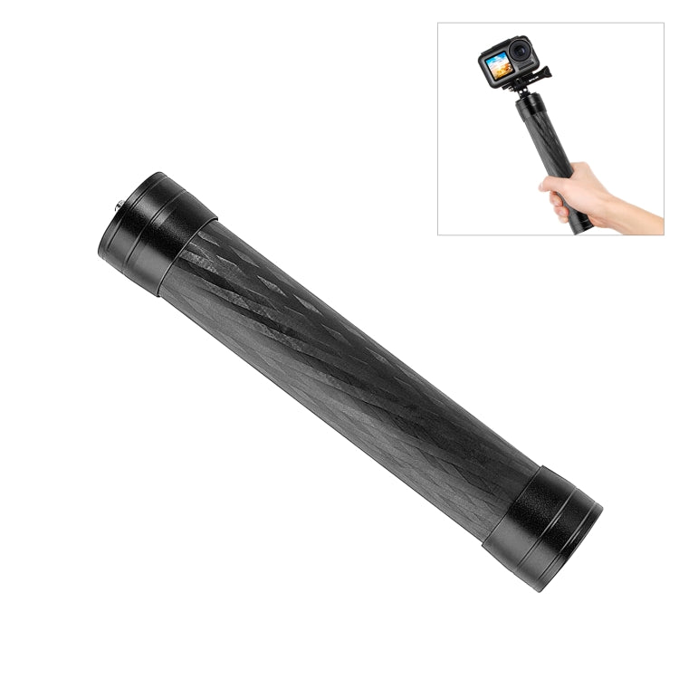 PULUZ 21cm Carbon Fiber Extension Monopod Stick for DJI / MOZA / Feiyu V2 / Zhiyun G5 Gimbal