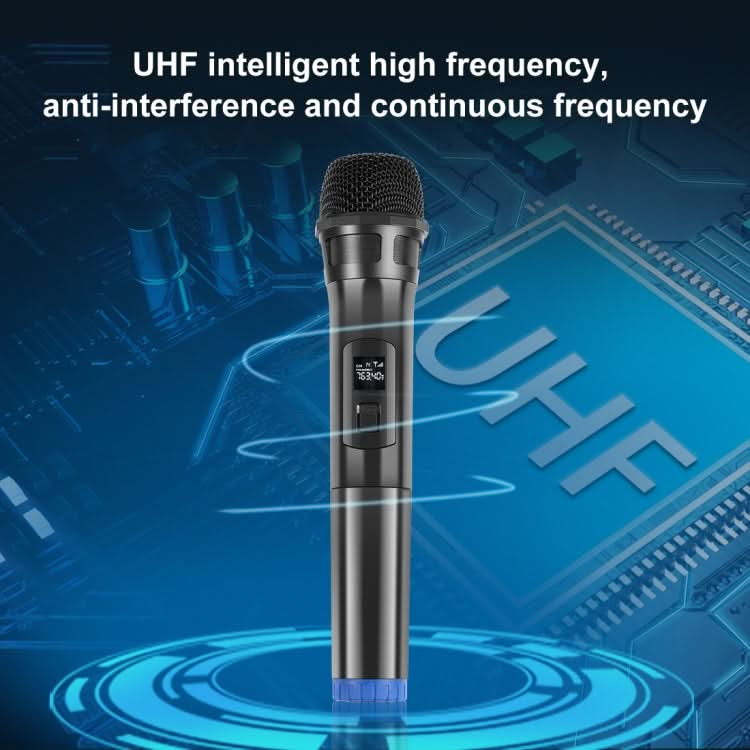 PULUZ UHF Wireless Dynamic Microphone with LED Display My Store