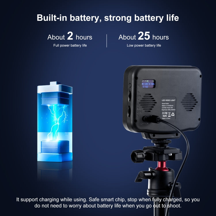 PULUZ Pocket 2500-9900K+RGB Full Color Beauty Fill Light Handheld On-Camera Photography LED Light My Store