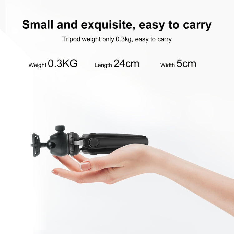 PULUZ Mini VLOG Live Stabilizer Stand Tripod with Phone Clamp for Smartphones Reluova