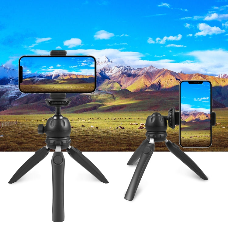 PULUZ Mini VLOG Live Stabilizer Stand Tripod with Phone Clamp for Smartphones Reluova