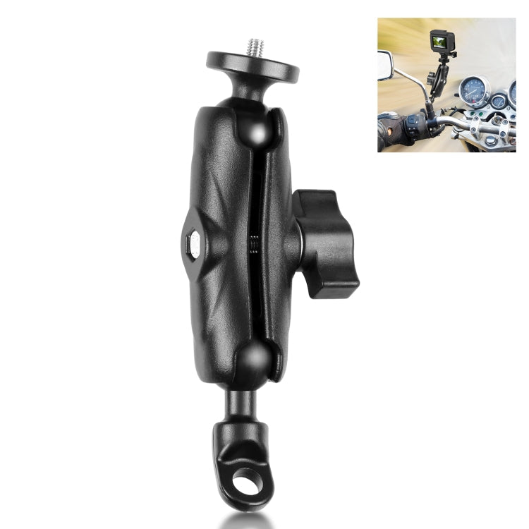 PULUZ Motorcycle Holder Mirror Base Hole Fixed Mount for GoPro and Other Action Cameras My Store