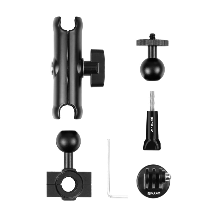 PULUZ Motorcycle Holder Rearview Mirror Fixed Mount for GoPro and Other Action Cameras My Store