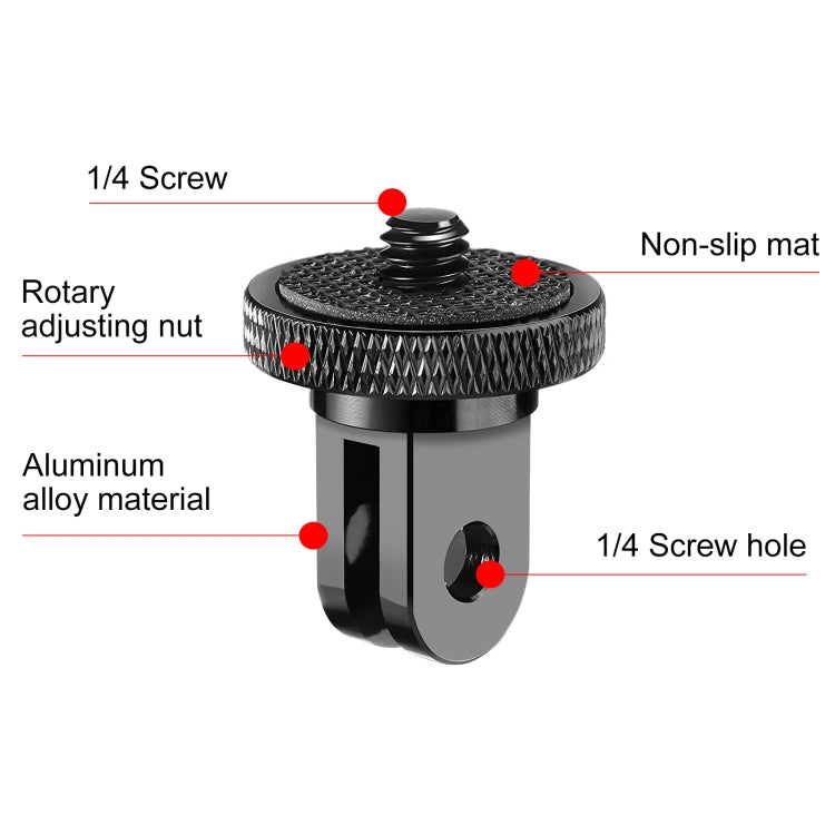 PULUZ 1/4 inch Screw Metal Tripod Mount Action Camera Adapter My Store