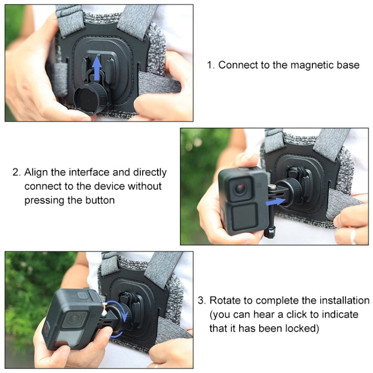 PULUZ Action Camera Quick Release Magnetic Base Adapter My Store