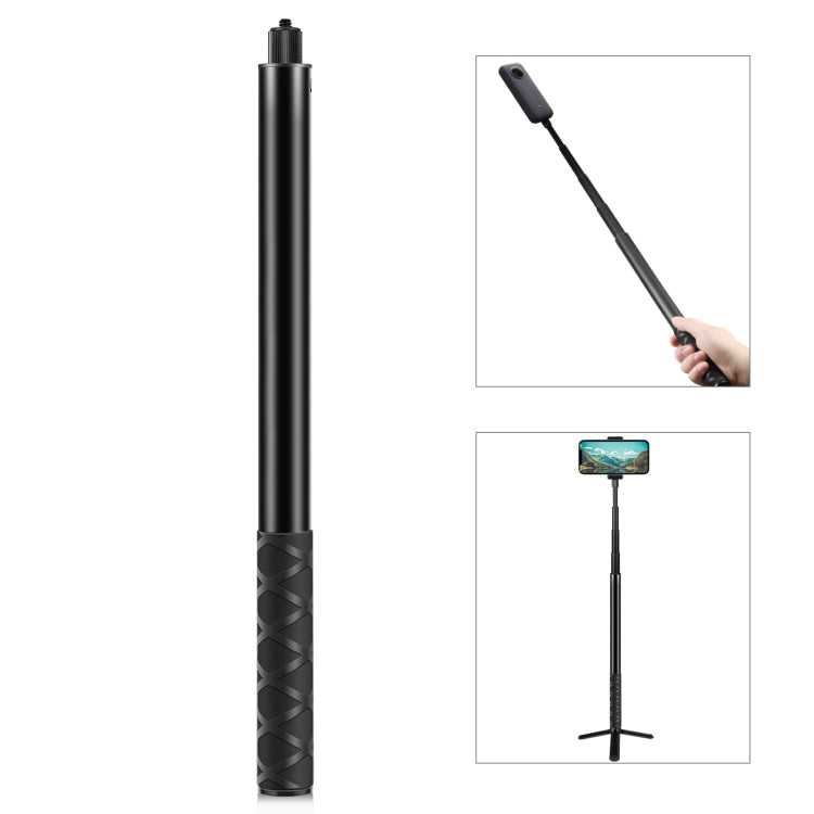 PULUZ 157cm Metal Selfie Stick Monopod  for Insta360 One RS / X2 / X3 / X4