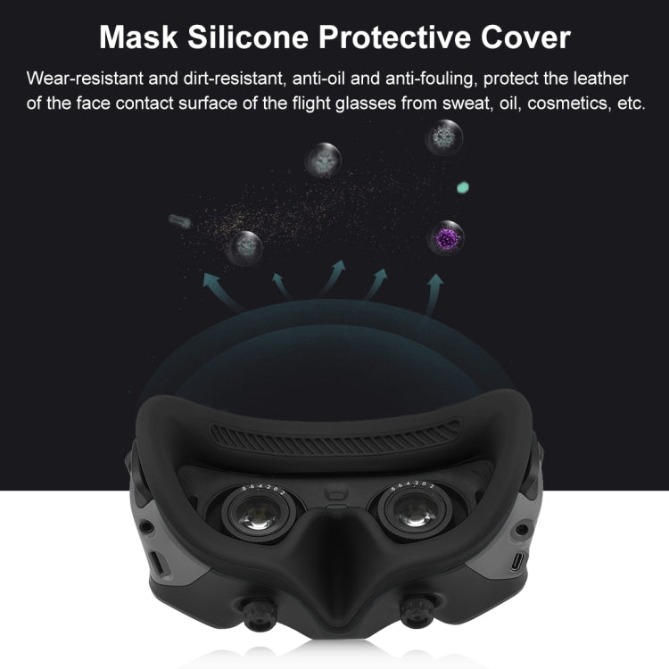 For DJI Avata Goggles 2 PULUZ Flying Eye Mask Silicone Protective Case