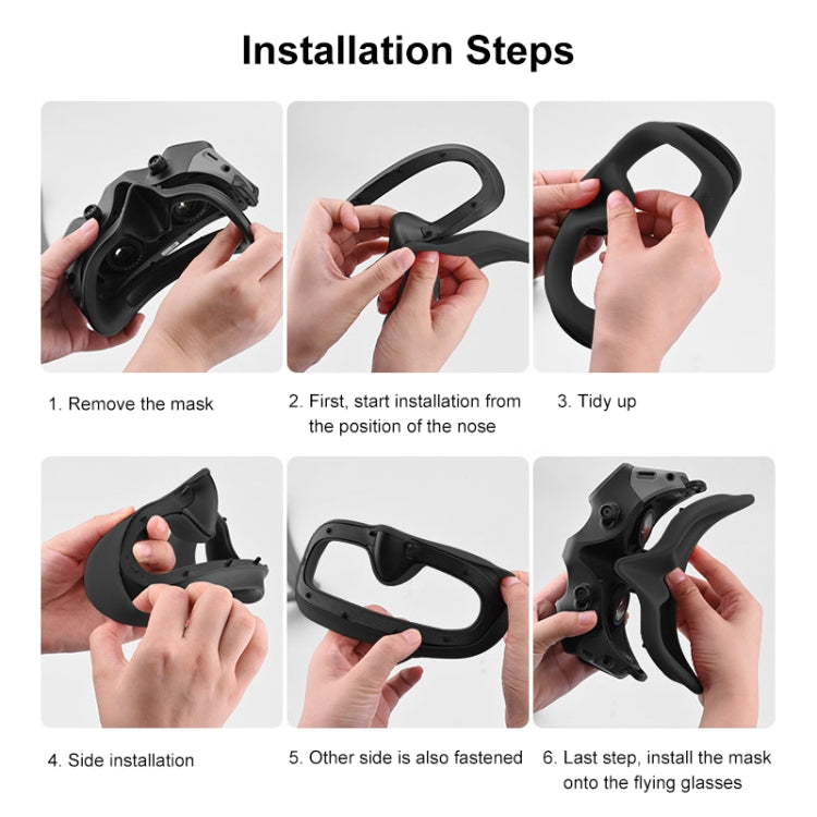 For DJI Avata Goggles 2 PULUZ Flying Eye Mask Silicone Protective Case My Store