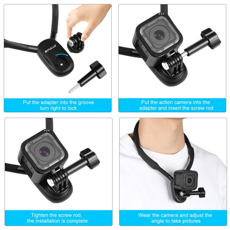 PULUZ Lazy Neck Bracket POV View Mount for GoPro Action Cameras My Store