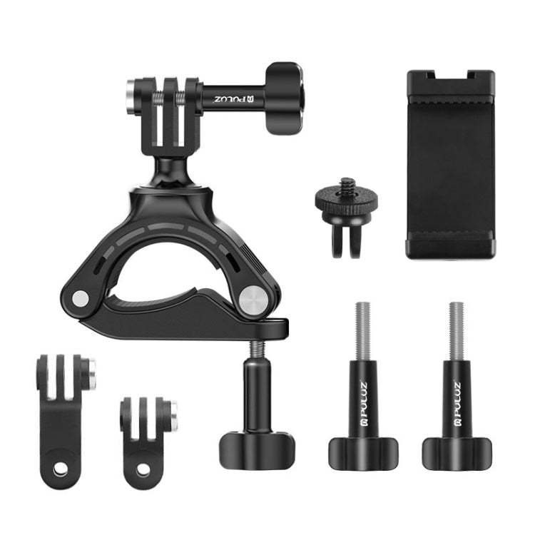 PULUZ Bike Cycling Bracket Mount with Phone Clamp for Phone & Sports Camera Reluova