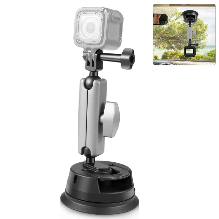 PULUZ Car Suction Cup Arm Mount with Mount Adapter & Long Screw My Store