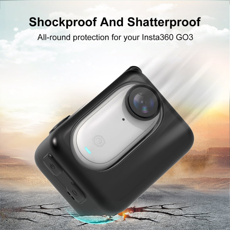 For Insta360 GO 3 PULUZ Camera Charging Case Silicone Case