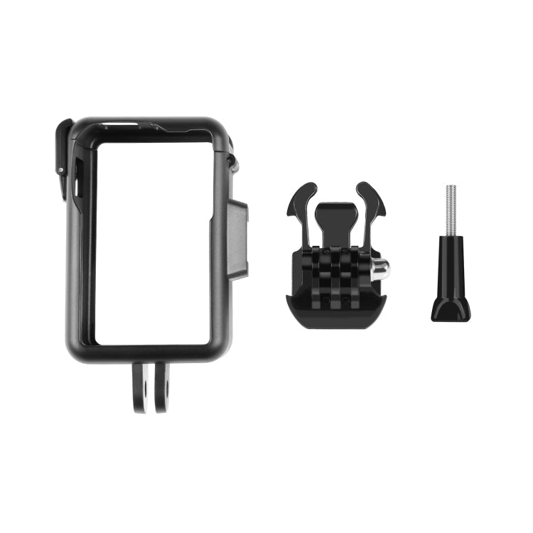 For DJI Osmo Action 4 / 3 PULUZ Vertical Plastic Protective Frame Cage with Cold Shoes My Store