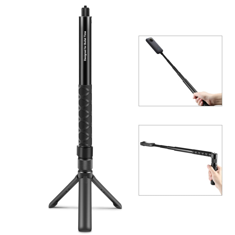 For Insta360 X3 PULUZ Rotary Handle Desktop Tripod Stand 110cm Selfie Stick Monopod My Store