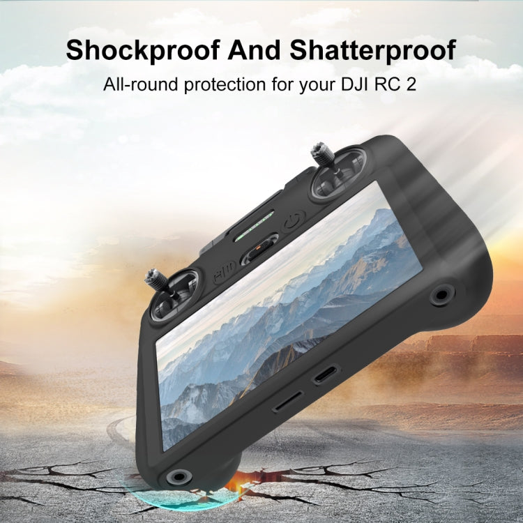 For DJI Mini 4 Pro / Air 3 Remote Control / DJI RC 2 with Screen PULUZ Silicone Protective Case My Store