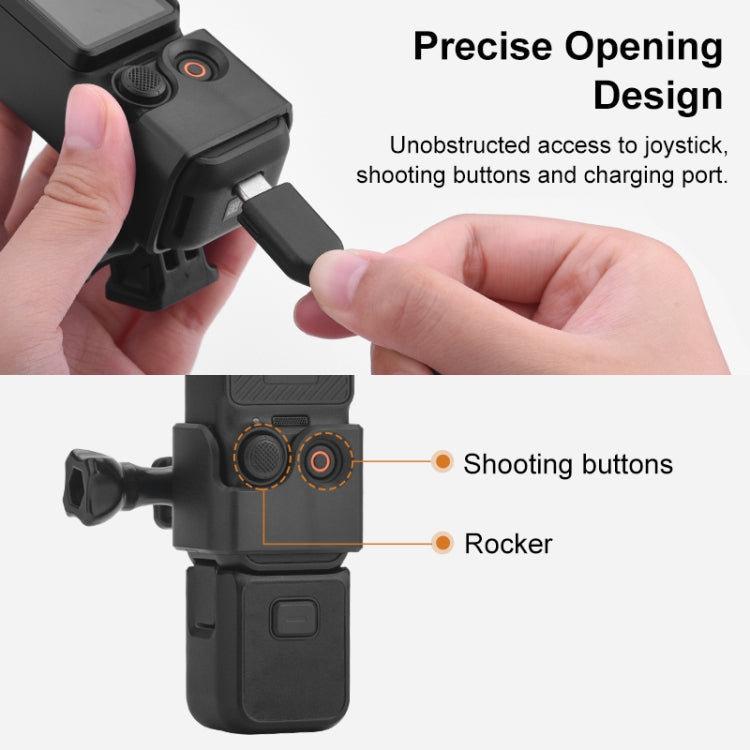 For DJI OSMO Pocket 3 PULUZ Adapter Frame Expansion Bracket with 1/4 inch Hole