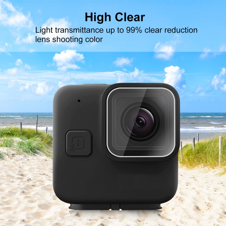 For GoPro Hero11 Black Mini PULUZ 2pcs Lens Tempered Glass Film