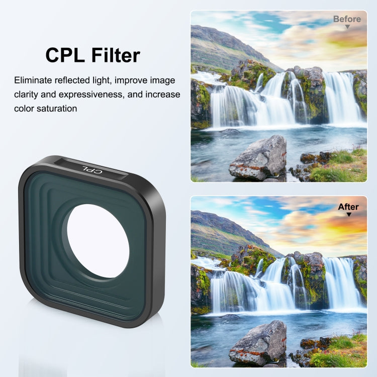 PULUZ Action Camera CPL Lens Filter For GoPro Hero11 Black / Hero11 Black mini / HERO10 Black / HERO9 Black My Store