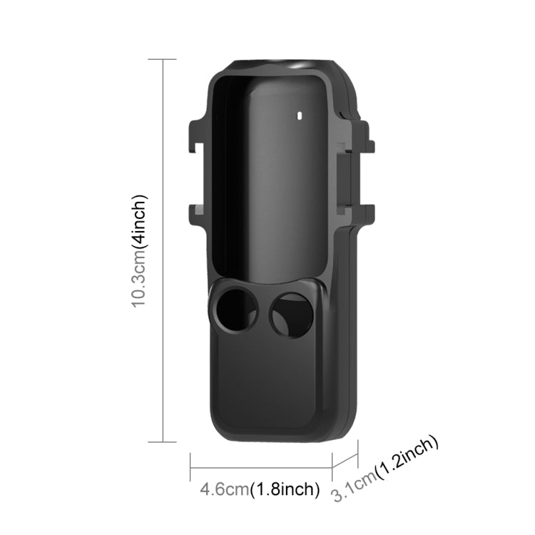 For DJI OSMO Pocket 3 PULUZ Metal Protection Frame Cage Adapter Bracket with Dual Cold Shoes My Store