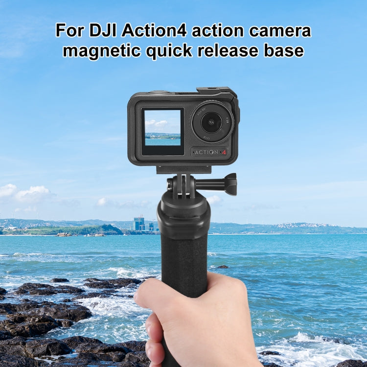 For DJI Osmo Action 4 / 3 PULUZ Magnetic Quick Release Base Expansion Mount My Store