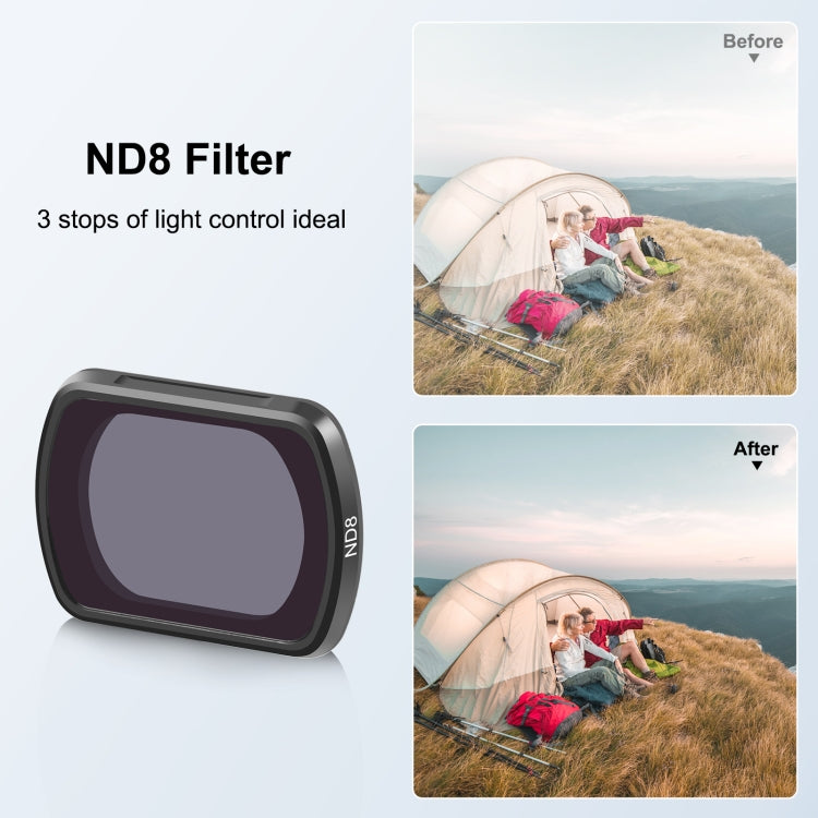 For DJI&#160;Pocket&#160;3 PULUZ Magnetic ND8 Camera Lens Filter My Store