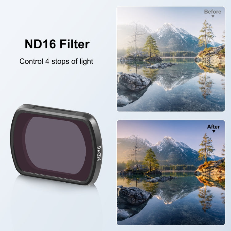 For DJI&#160;Pocket&#160;3 PULUZ Magnetic ND16 Camera Lens Filter