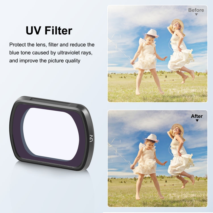 For DJI&#160;Pocket&#160;3 PULUZ Magnetic Camera Lens UV Filter My Store