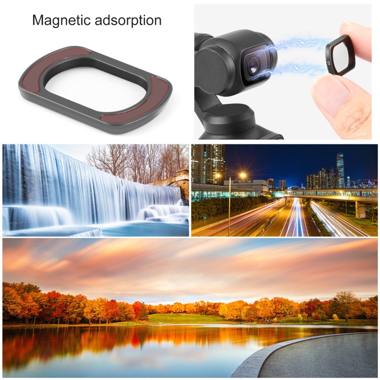 For DJI&#160;Pocket&#160;3 PULUZ Magnetic Camera Lens UV Filter My Store